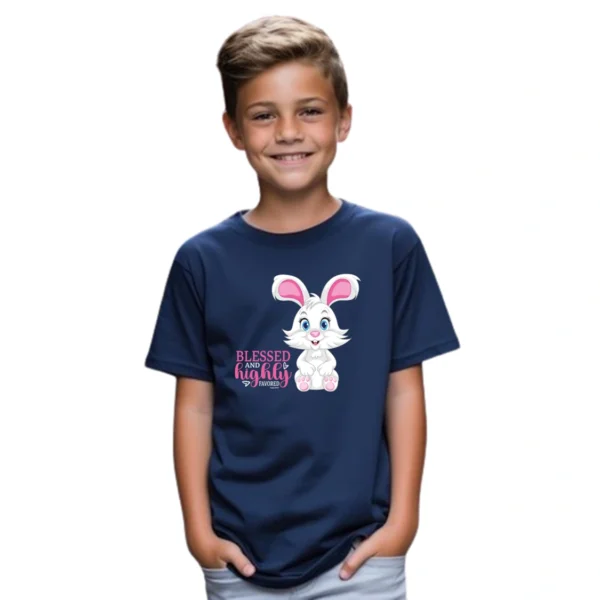 Blessed & Highly Favoured - Kid’s Premium Cotton T-shirt – Girl/Boy - Image 2