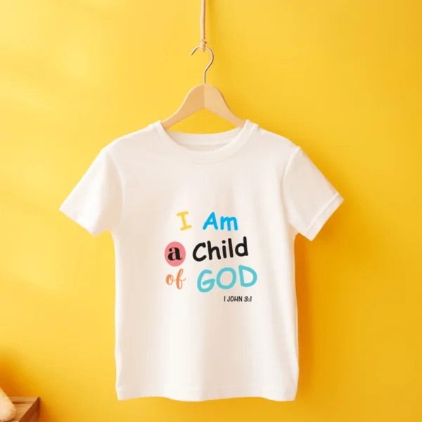 Child of God - Kid’s Premium Cotton T-shirt – Girl/Boy - Image 3