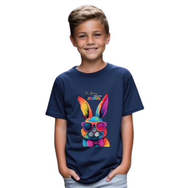 No Bunny loves me like Jesus - Kid’s Premium Cotton T-shirt – Girl/Boy