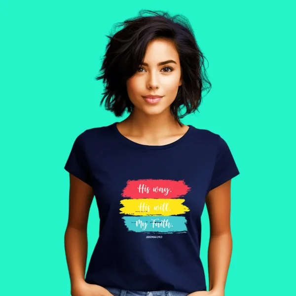 His way – Women’s Premium Cotton T-shirt - Image 3