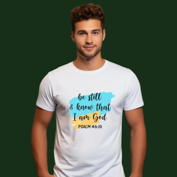 Be Still – Men’s Premium Cotton T-shirt