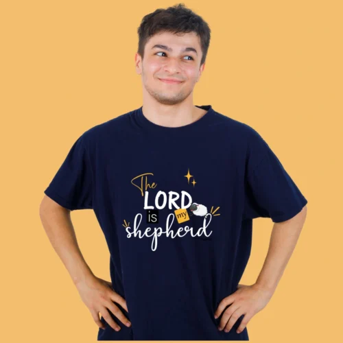 Lord is my Shepherd – Men’s Premium Cotton T-shirt