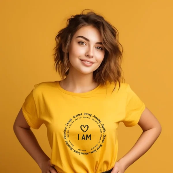 I AM – Women’s Premium Cotton T-shirt - Image 2