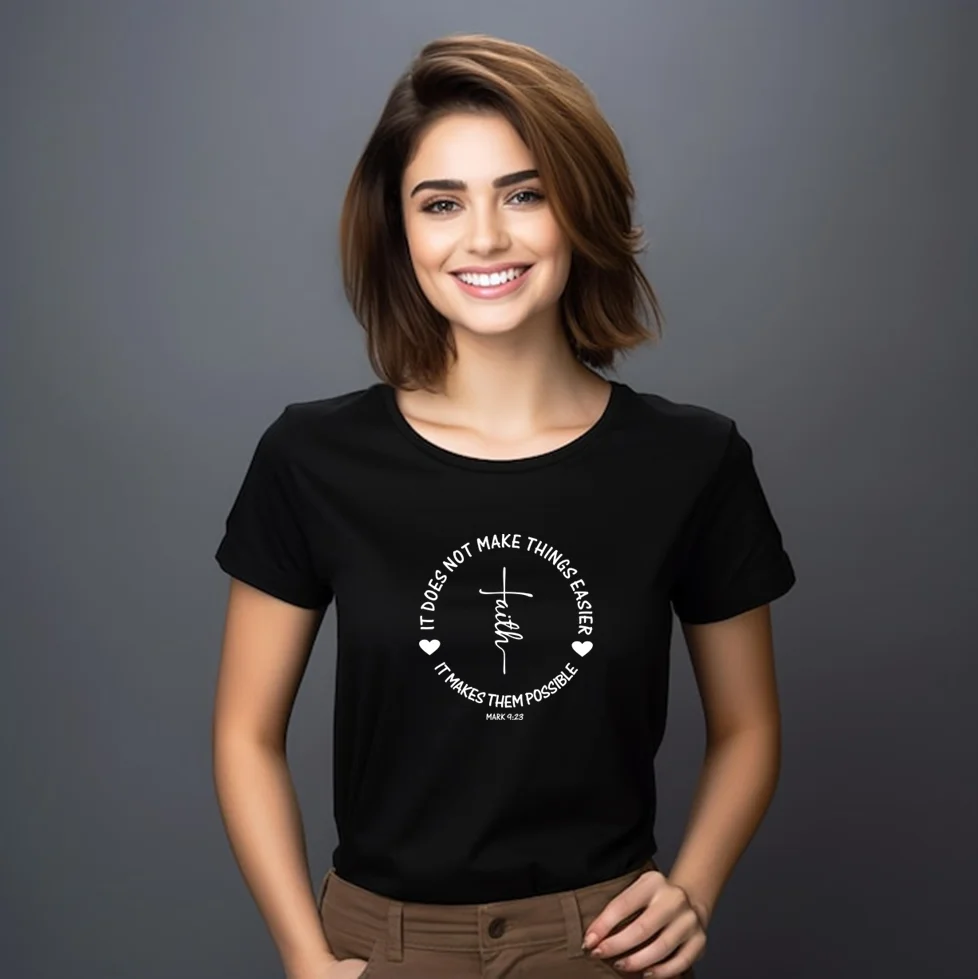 Faith – Women’s Premium Cotton T-shirt