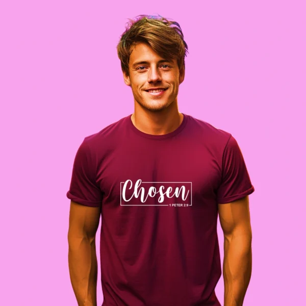 Chosen – Men’s Premium Cotton T-shirt - Image 2