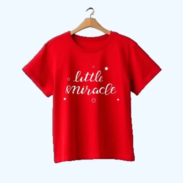 Little Miracle - Kid’s Premium Cotton T-shirt – Girl/Boy - Image 2