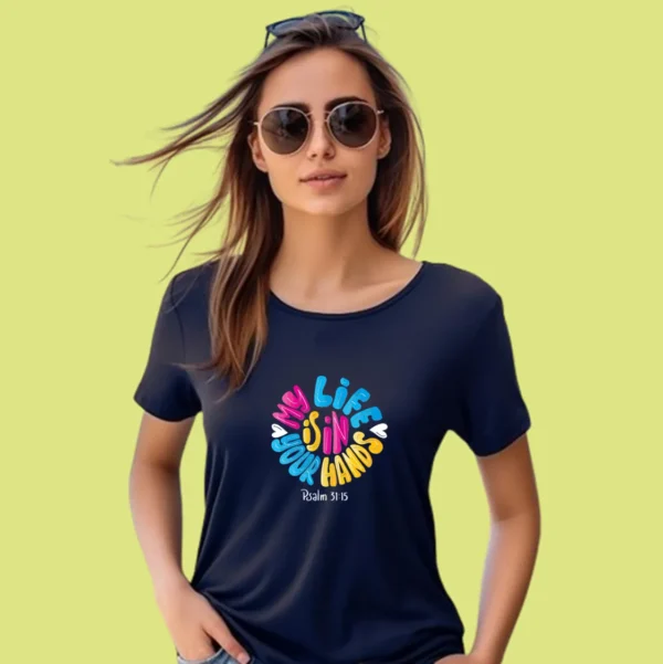 In Your hands – Women’s Premium Cotton T-shirt - Image 2