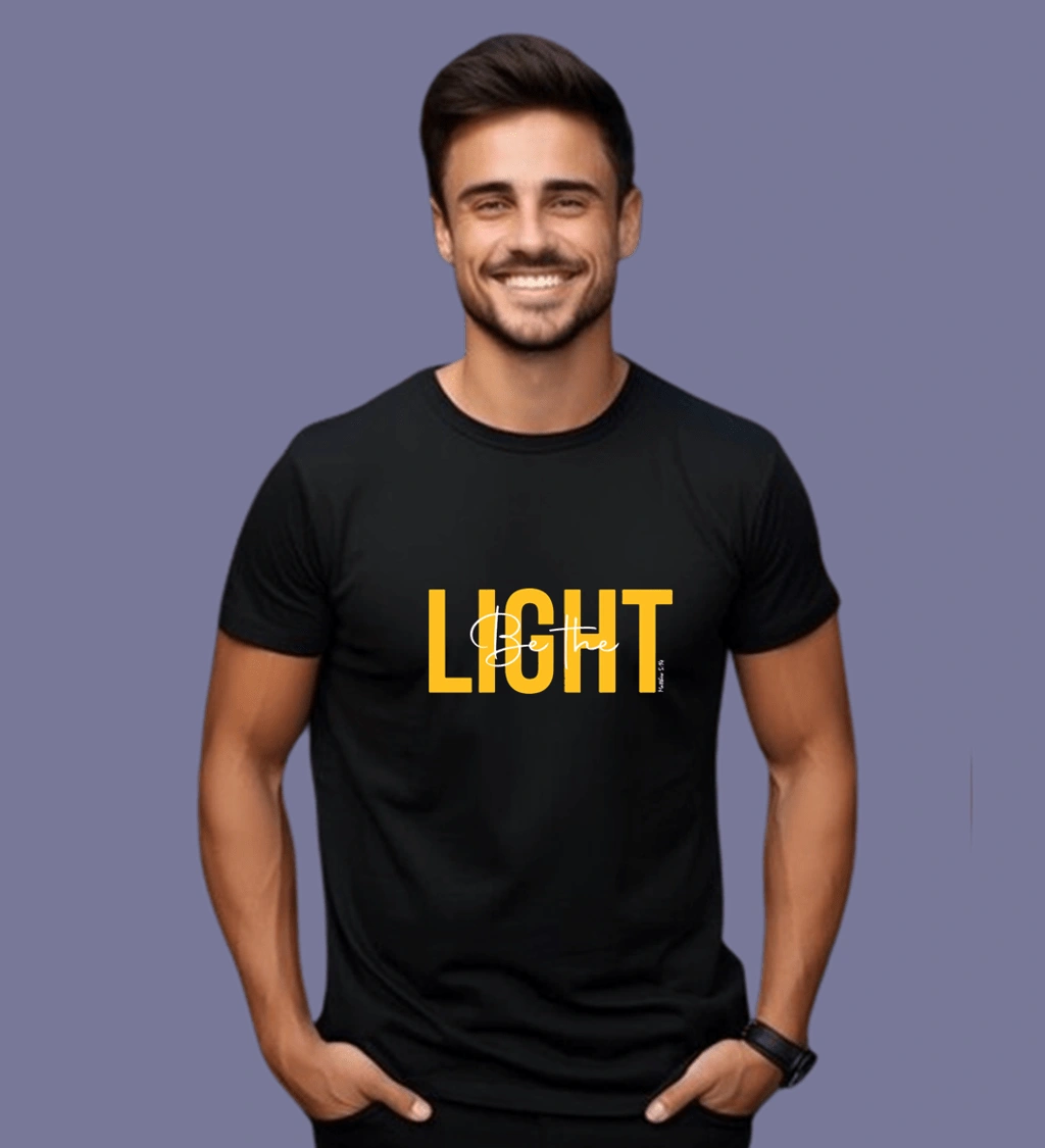 Be the Light – Men’s Premium Cotton T-shirt